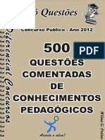 Conhecimentospedaggicos 500questescomentadas 131019170125 Phpapp02