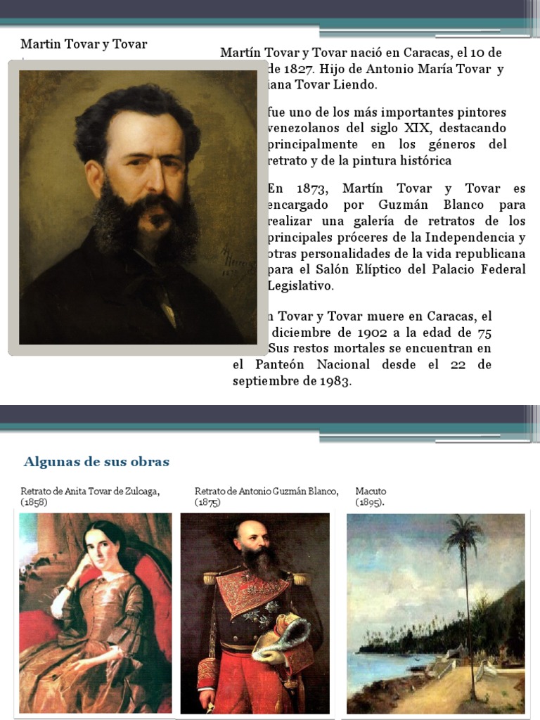 Martín Tovar y Tovar: Pintor del XIX | PDF | Artes (general)