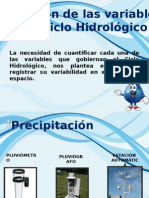 Ciclo Hidrológico.