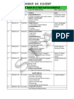 Shankar Ias Academy: Geography Main 2013 Test Batch Schedule