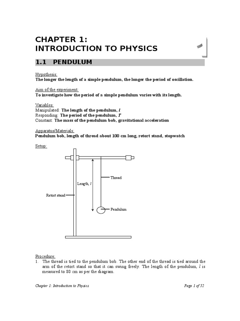 Experiments Physics Form 4 Pdf Temperature Momentum