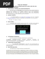 Química... Acidos y Bases Laboratorio Cunoc. Guatemala, Centro América. 