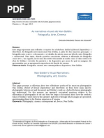 As narrativas visuais de Nan Gloldin - Fotografia, Arte, Cinema