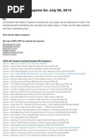 Download NEW COURSES 80 New Udemy Coupons  July 26 2015 by gogo ngarso SN272610371 doc pdf