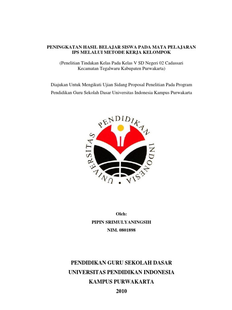 Judul proposal ptk