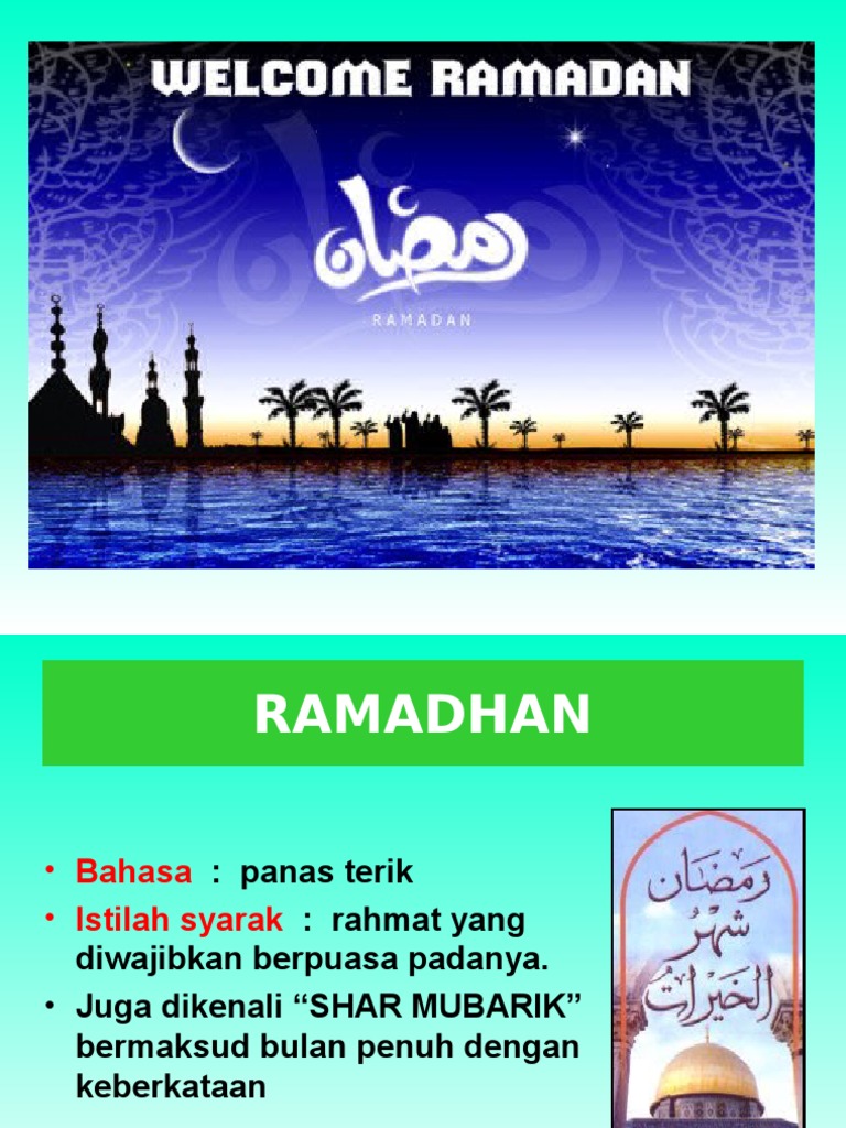 Menghayati Bulan Ramadhan Pdf