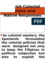 Spanish Colonial Policies and Native Resistance in the Philippines