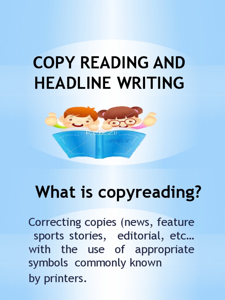 Copy Reading and Headline Writing PDF Editing Ellipsis