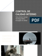 Control de Calidad Interno