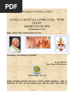 Download Angello Roncalli Pope XXIII - Pope good - Moments of Life - Multimedia Documentary Essay  2011 by Mesaros Anghel Vasile SN27262059 doc pdf