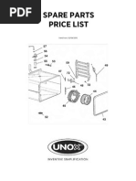 Download SPARES PRICE LIST UNOX by Neo Nov SN272625785 doc pdf