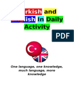 Turkish and English in Daily Activity Cover