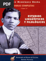 Download Henrquez Urea Pedro Obra completa IV Estudios lingsticos y filolgicos by Jos Carlos Morales SN272631634 doc pdf