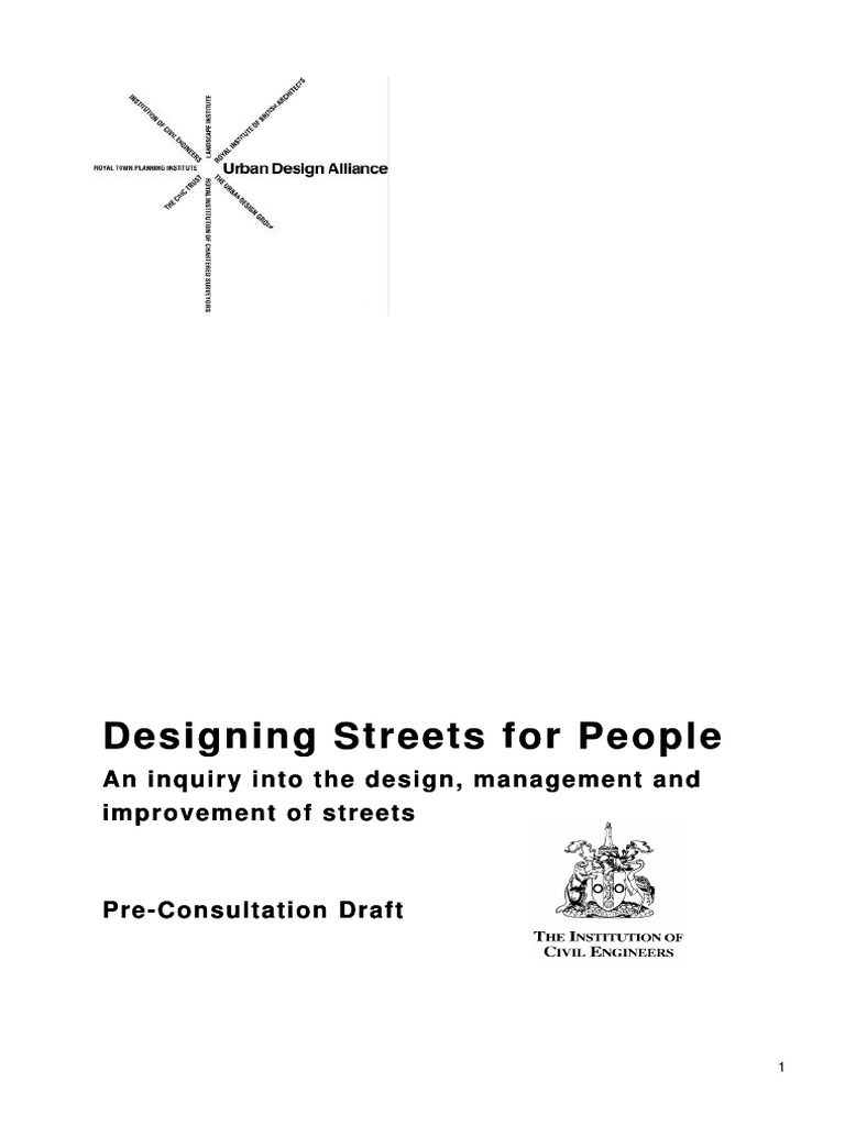 Designing People-Centric Streets | PDF | Community | Evaluation