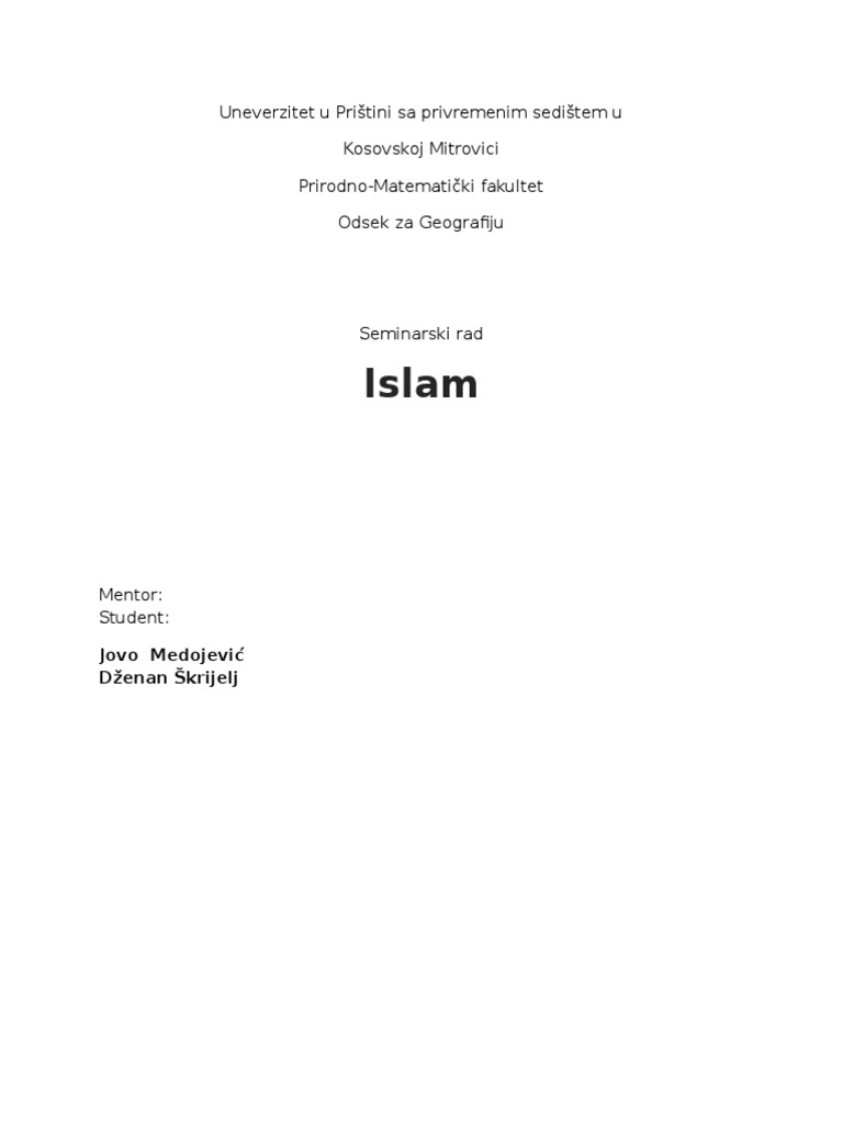 Islam | PDF