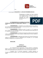 Resolução Conjunta CNJ-CNMP 4-2014