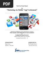Download MobileApp Based Marketing by Ravi Chugh SN272637493 doc pdf