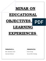 Educational Objectives