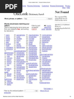 Words Related to _fear_ - OneLook Dictionary Search