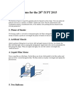 2015 Fizica International Young Physicists Tournement Subiecte