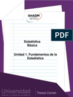 U1. Fundamentos de La Estadistica