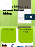 Benda Hidup Dan Benda Bukan Hidup