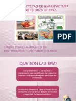 BPM: Buenas Prácticas de Manufactura alimentos seguros