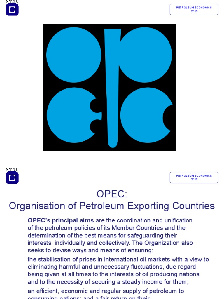Analysis of opec powerpoint presentation by jeremy 07 picture