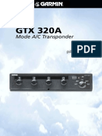 GTX 320A Transponder Pilots Guide