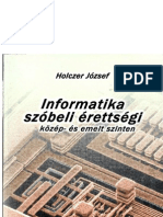 Holczer József Info Szobeli Emelt PDF