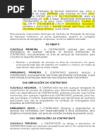 Contrato de Prestação de Serviços Autônomos Que,