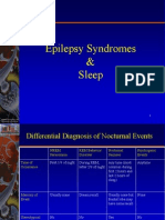 Epilepsy Syndromes and Sleep