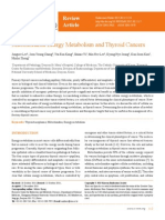 Mitochondrial Energy Metabolism and Thyroid Cancers.