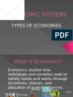 Economic Systems: Types of Economies