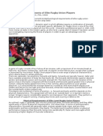 Physiological Requirements of Elite Rugby Union Players