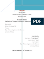 Assignment On:: Application of Theory of Knowledge in Corporate Governance