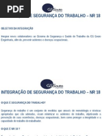Integração GS Souto Engenharia - NR18