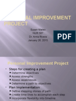 Personal Improvement Project - Mateo