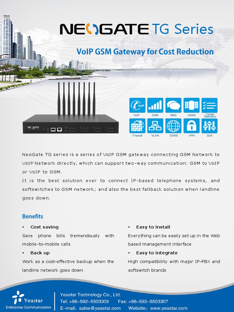 VoIP GSM Gateway for Cost Savings | PDF