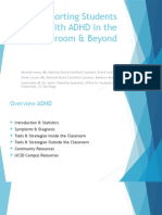 Supporting Students With ADHD in The Classroom & Beyond