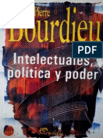 Bordieu Intelectuales Politica y Poder
