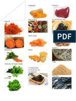 10 Alimentos de Vitamina C, E, BK, b2, A, Ilustradas