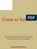 Come Si Scrive Prontuario