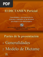 Ejemplo de dictamen pericial