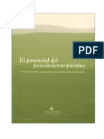 el poder del pensamiento positivo