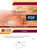 Op-Amp Characteristics Linear Non-Linear