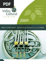 Download Valley Cultural Center Concert in the Park Program 2009 by mcgrathmedia SN27268920 doc pdf