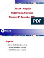 AIRCOM - Cingular Model Tuning Guidance Thursday 2 December 2004