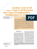 The Production Cost of Oil Palm Fresh Fruit Bunches: The Case of Independent Smallholders in Johor
