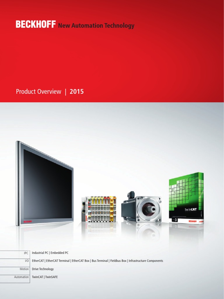 Beckhoff Products 2015 | PDF | Microsoft Windows | Computer Hardware